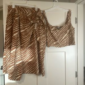 Target a new day matching skirt set. Never wore.